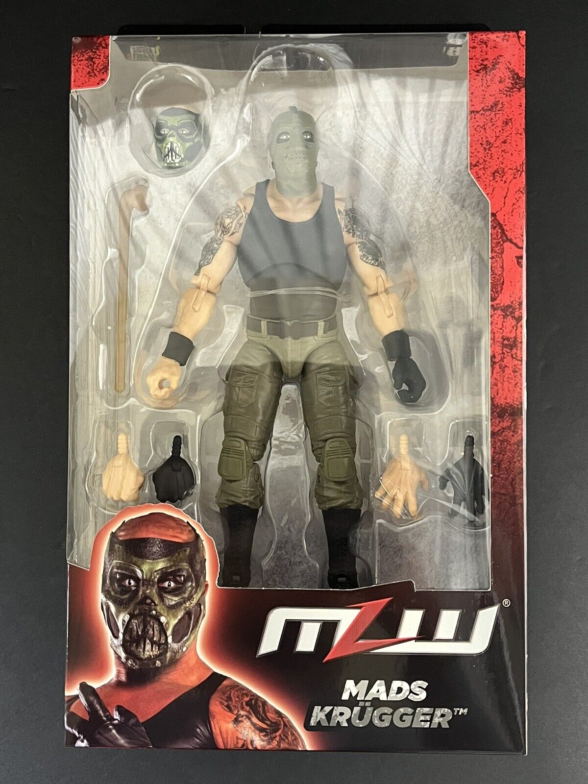 Major League Wrestling Premium Action Figure/Mads Krügger