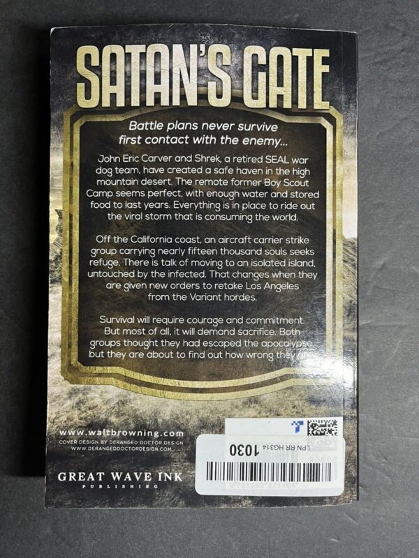 Satan's Gate: 2 (Extinction Survival S... by Browning, Walt Paperback -soft