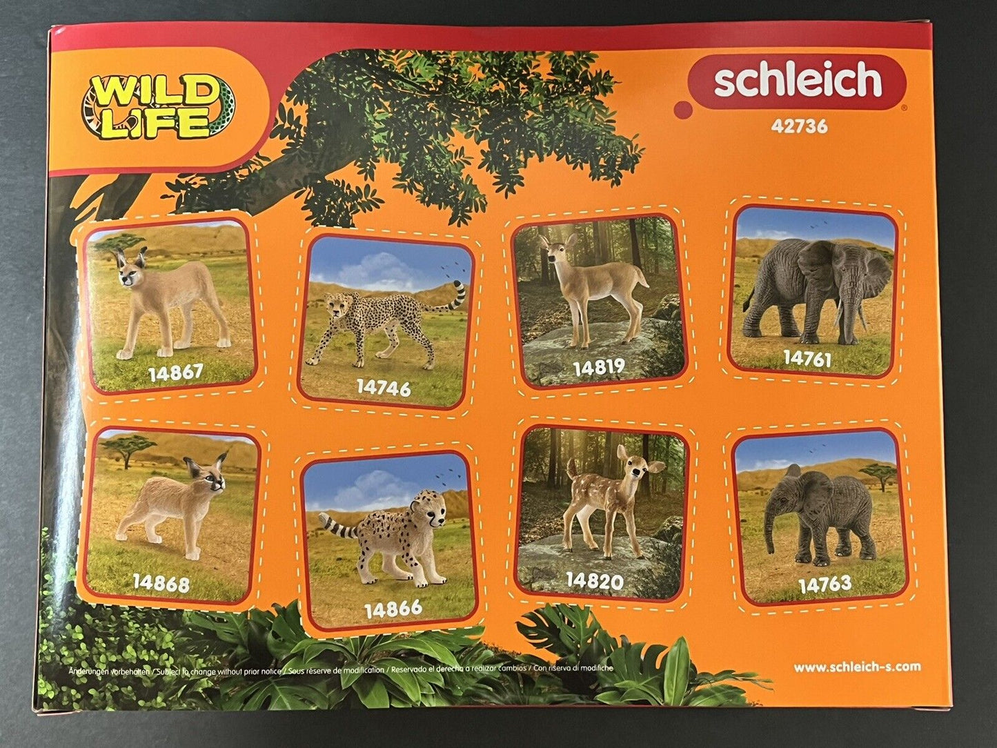 Schleich 42736 Wild Life Asia Starter Set