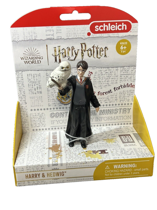 Schleich 42633 Harry and Hedwig 2-Piece Set from Wizarding World..