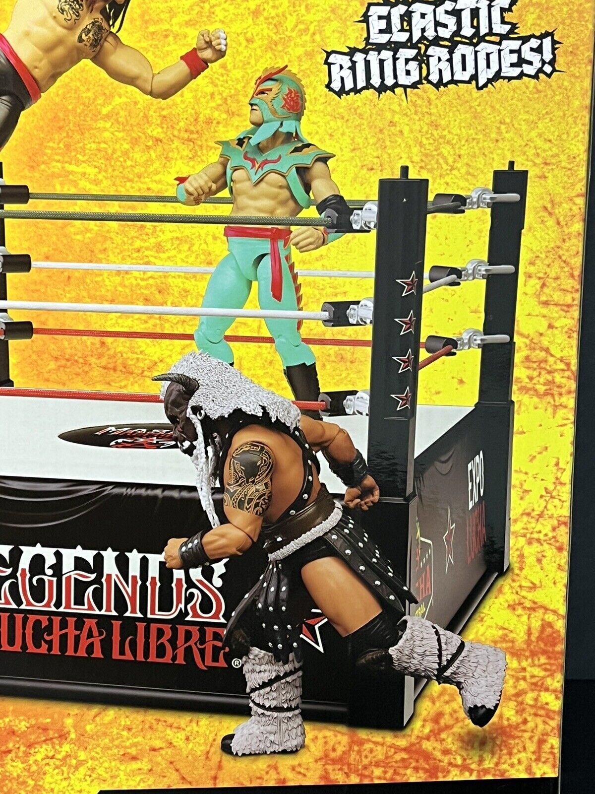 Legends of Lucha Libre Ring - Action Figure Playset..