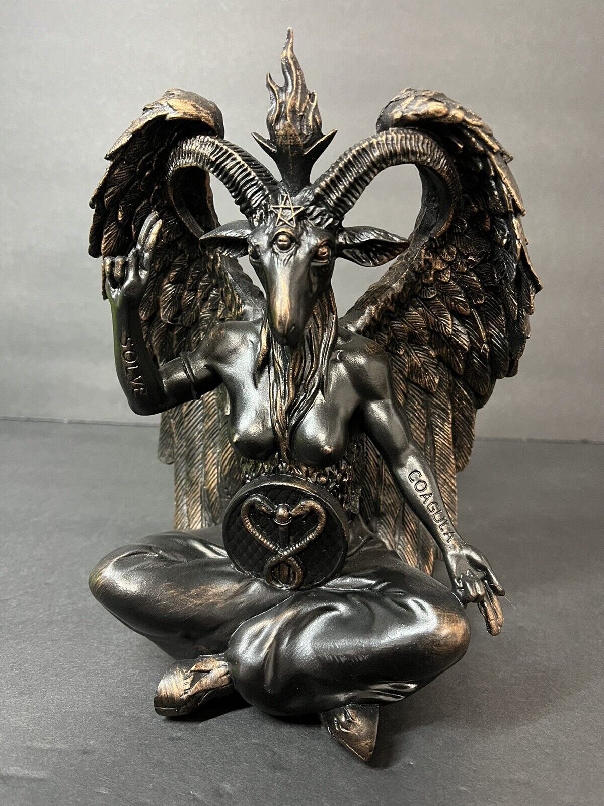 Baphomet Goat Statue Religious Ornaments 8 inches 15198