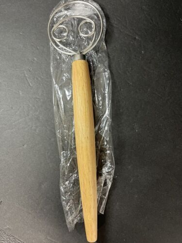 Danish Dough Wisk Mixer With dough cutter/scraper baking 13''