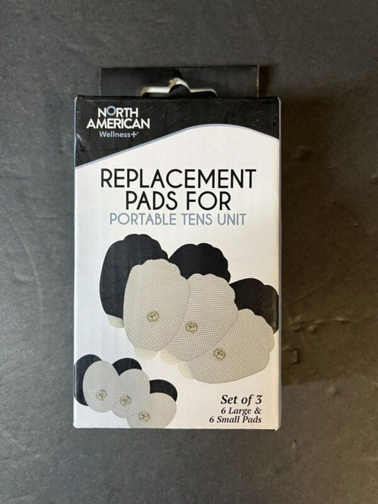 Lot of 2 North America Replacement Pads For Portable Tens Unit