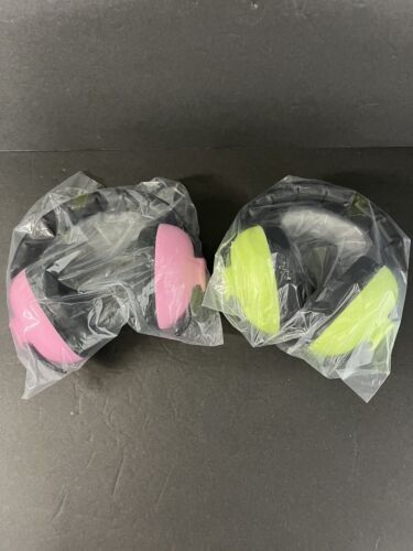 LOT OF 2 HAPPY Safety Ear Muffs Noise Cancelling Headphone Toddlers 0-3 years