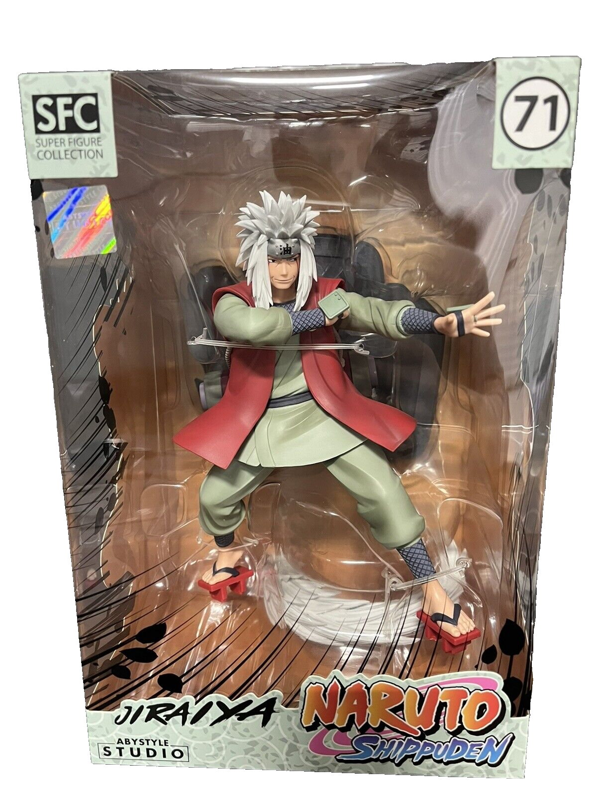 Naruto Shippuden Jiraya 7.5" Tall Sfc Collectible Pvc