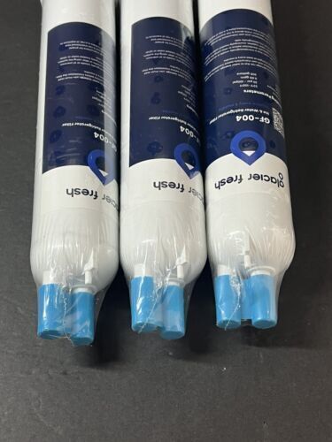 Lot of 3 Glacier Fresh GF-004 Ice Water Refrigerator Filter