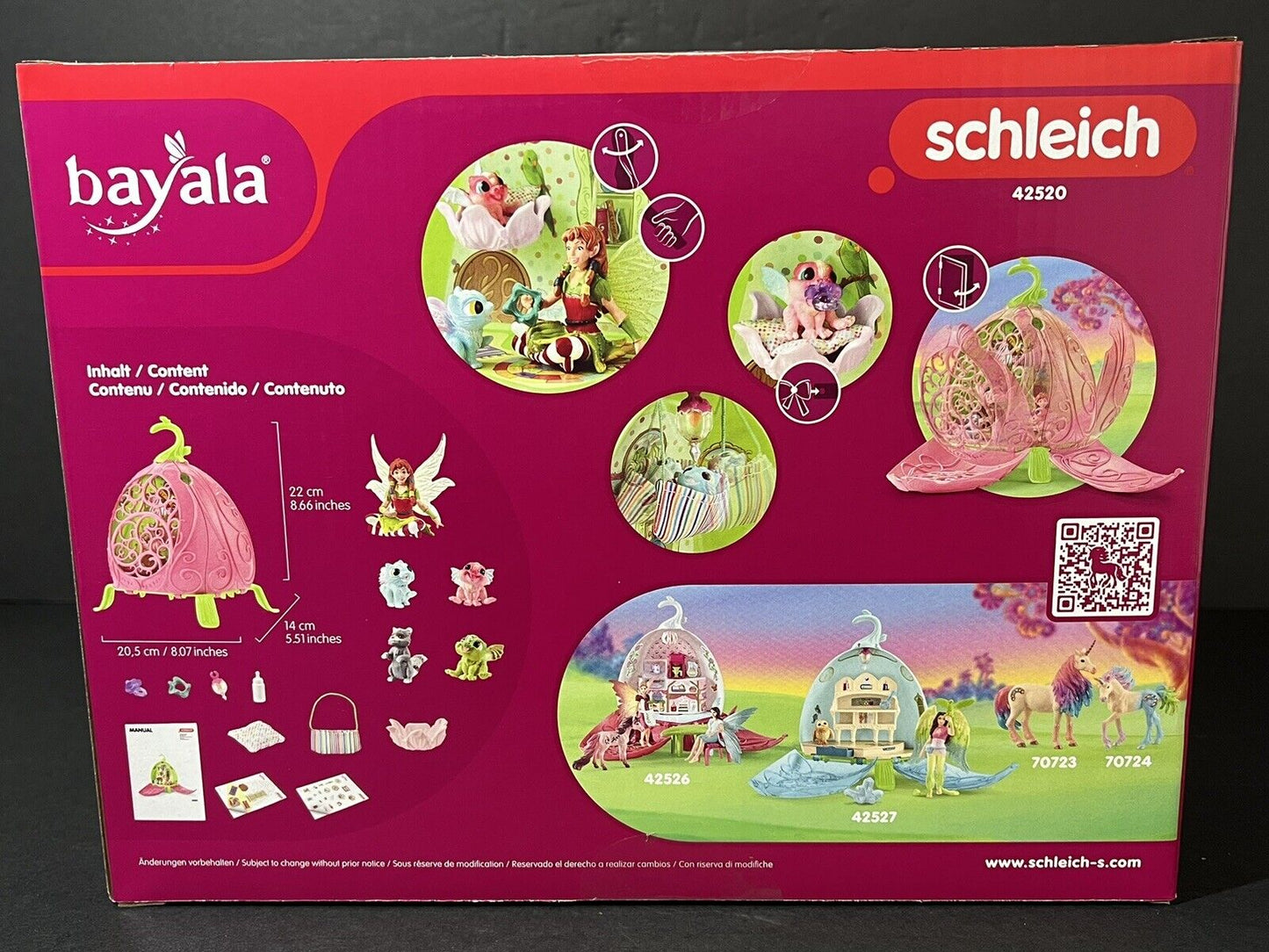 Schleich 42520 Marween's Animal Nursery Fairy Toy Playset..