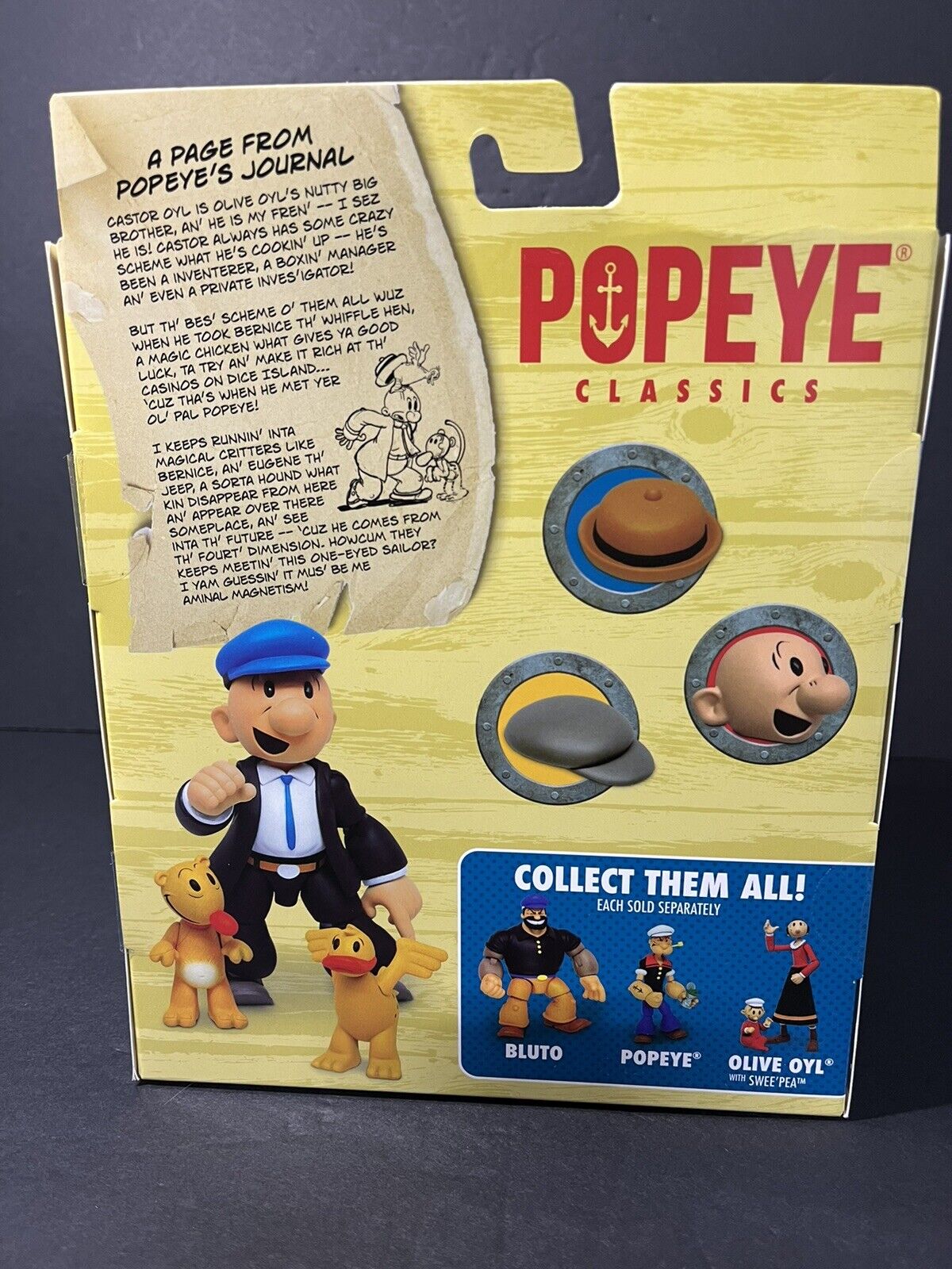 Popeye Classics Action Figure: Castor Oyl