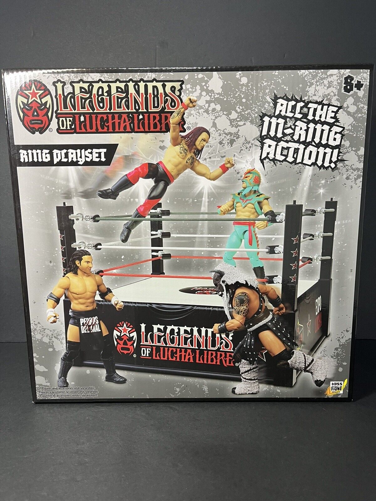 Legends of Lucha Libre Ring - Action Figure Playset..