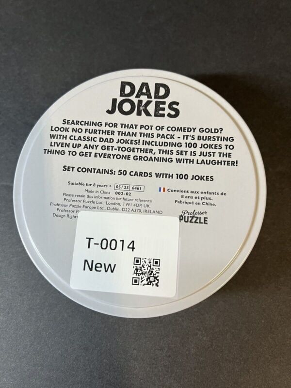 Lot of 2 DAD JOKES By Professor Puzzle 100 Classic Funny And Bad Jokes Comedy