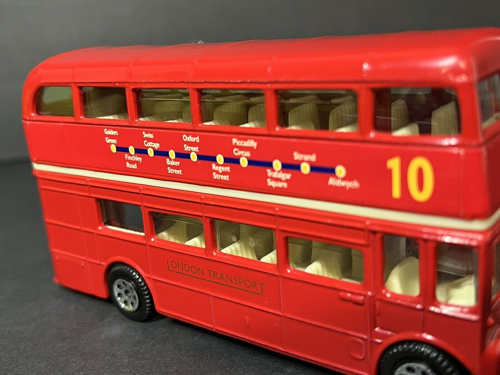 Corgi London #10 Transport Routemaster Bus ALDWYCH DieCast Double Decker..