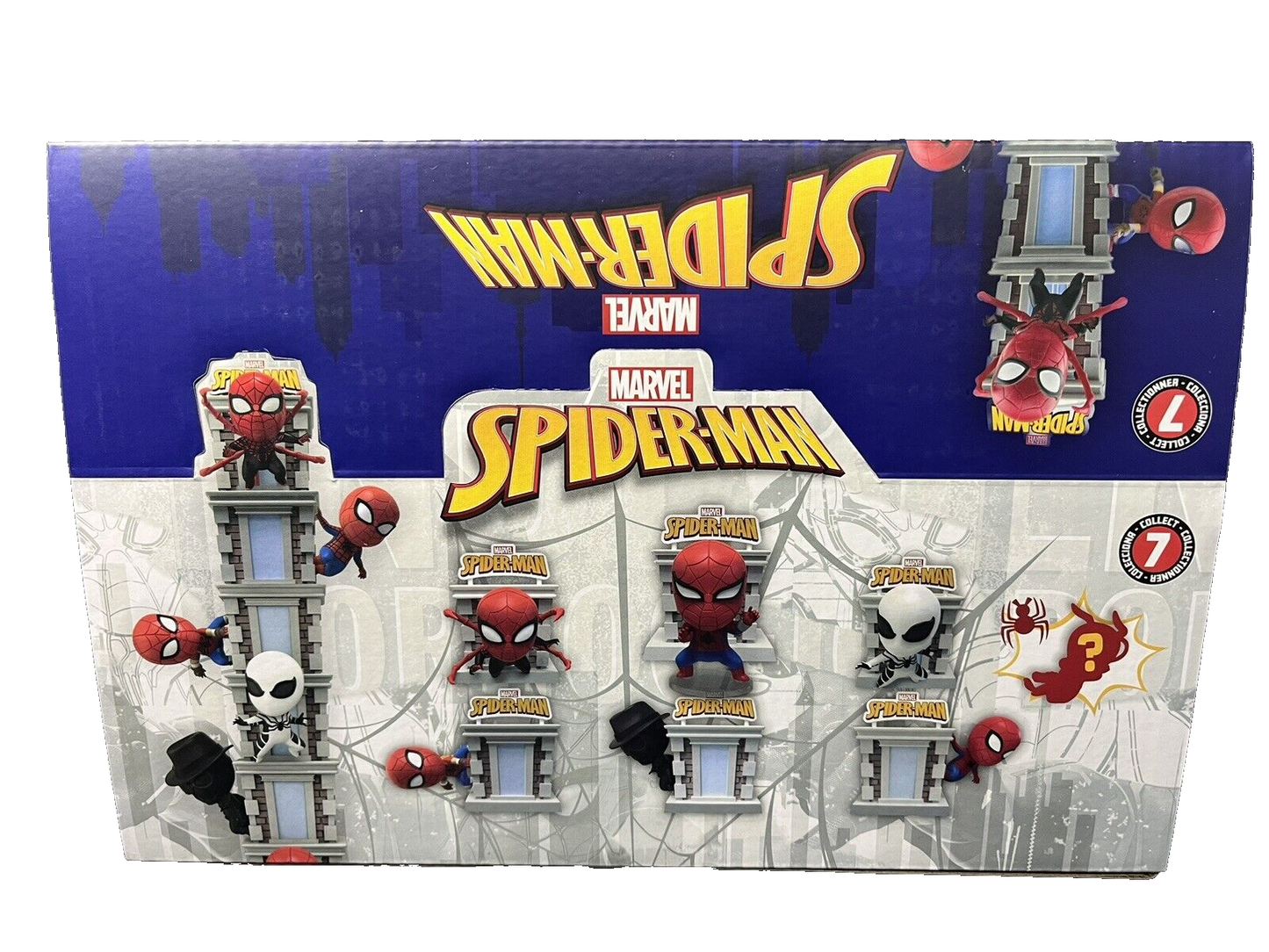 6 Pack YuMe Spider-Man Tower Series Hero Box - Blind Box  3"