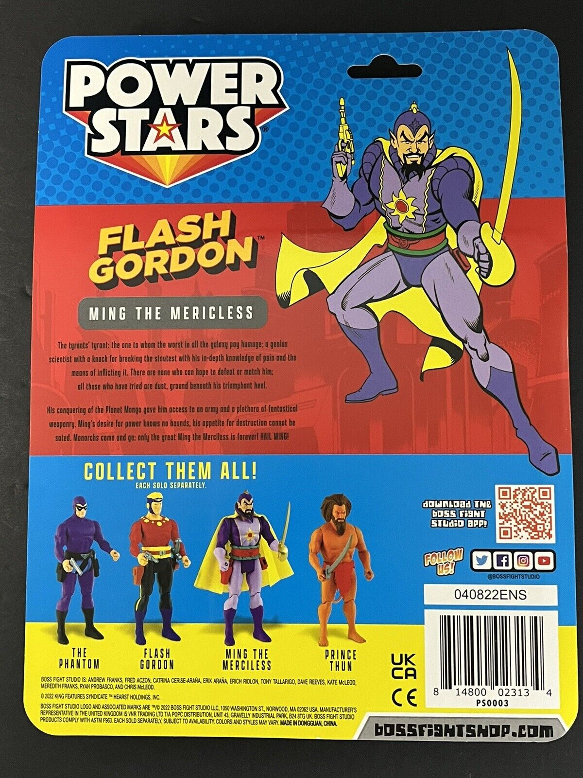 Power Stars: Ming The Merciless Action Figure, Multicolor 5''