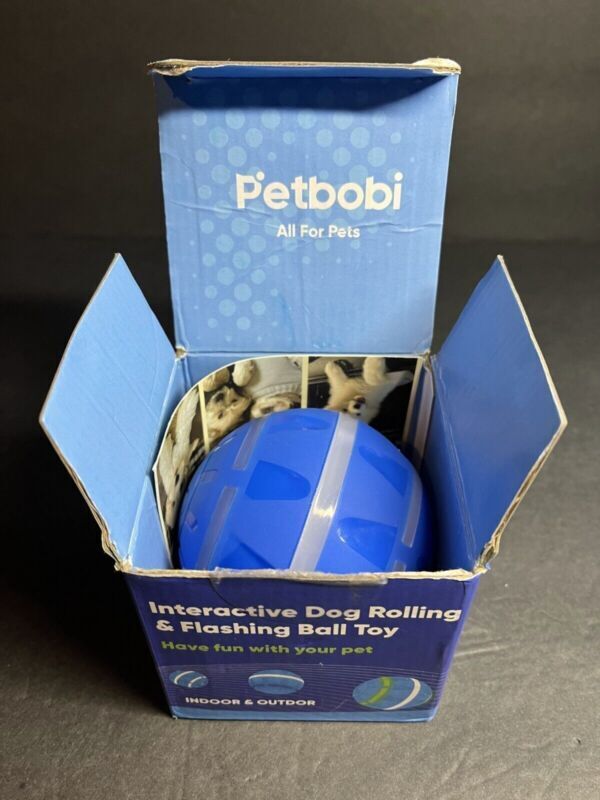 Petbobi Interactive Dog Rolling/Flashing Indoor & Outdoor Ball Toy For All P