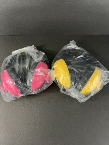 LOT OF 2 HAPPY Safety Ear Muffs Noise Cancelling Headphone Toddlers 0-3 years