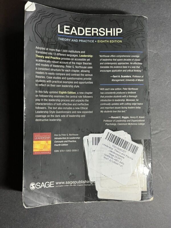 Leadership Northhouse Eighth Edition Theory And Practice E3F