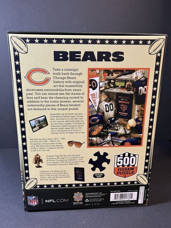 NFL Chicago Bears 500 piece puzzle