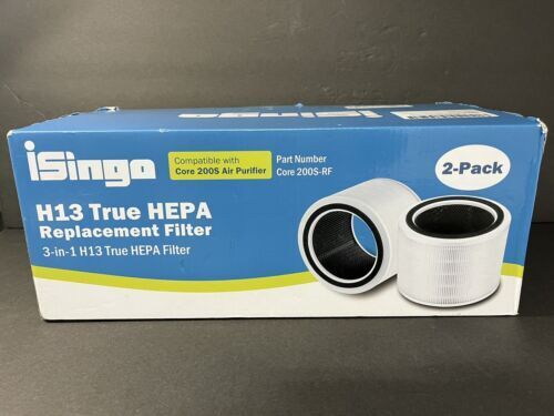 pack of 2 H13 True Hepa Replacement Filter 3-in-1 Hepa for core 200S