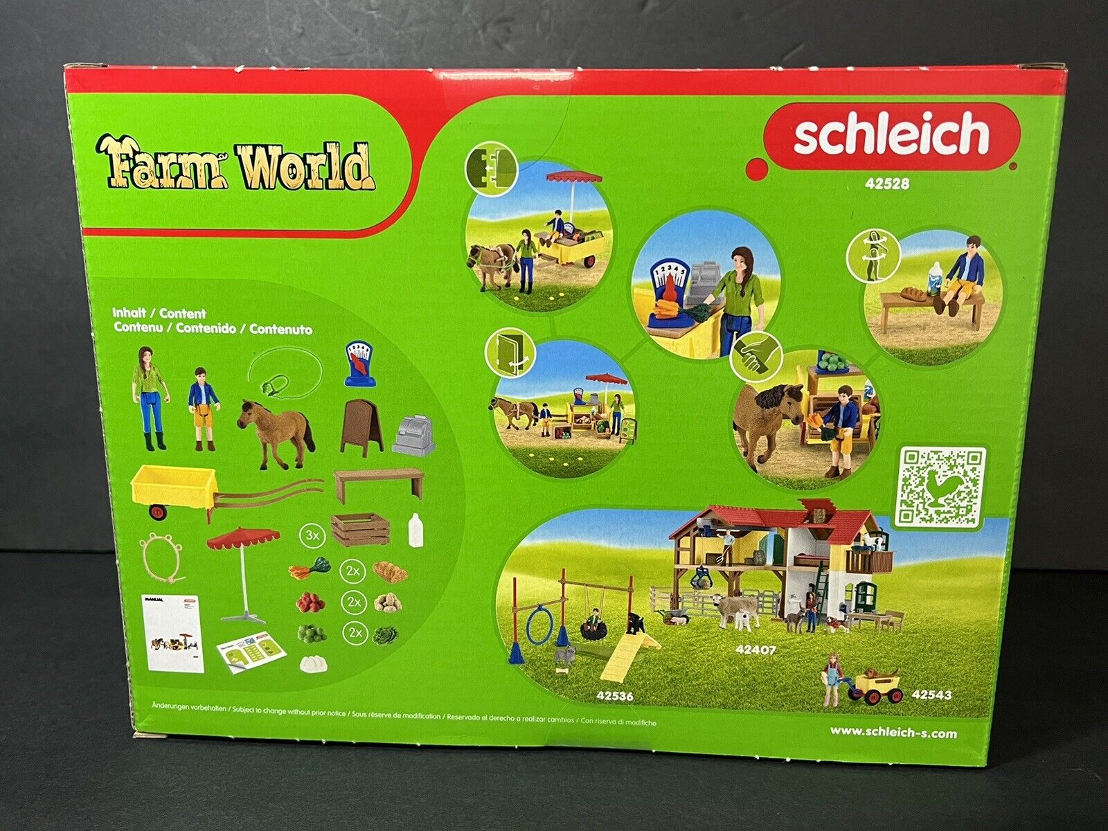 Schleich 42528 Sunny Day Mobile Farm Stand