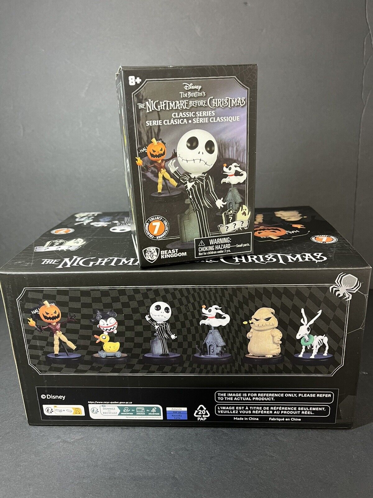 2Pcs YuMe Disney the Nightmare Before Christmas Hero Box Blind Box..