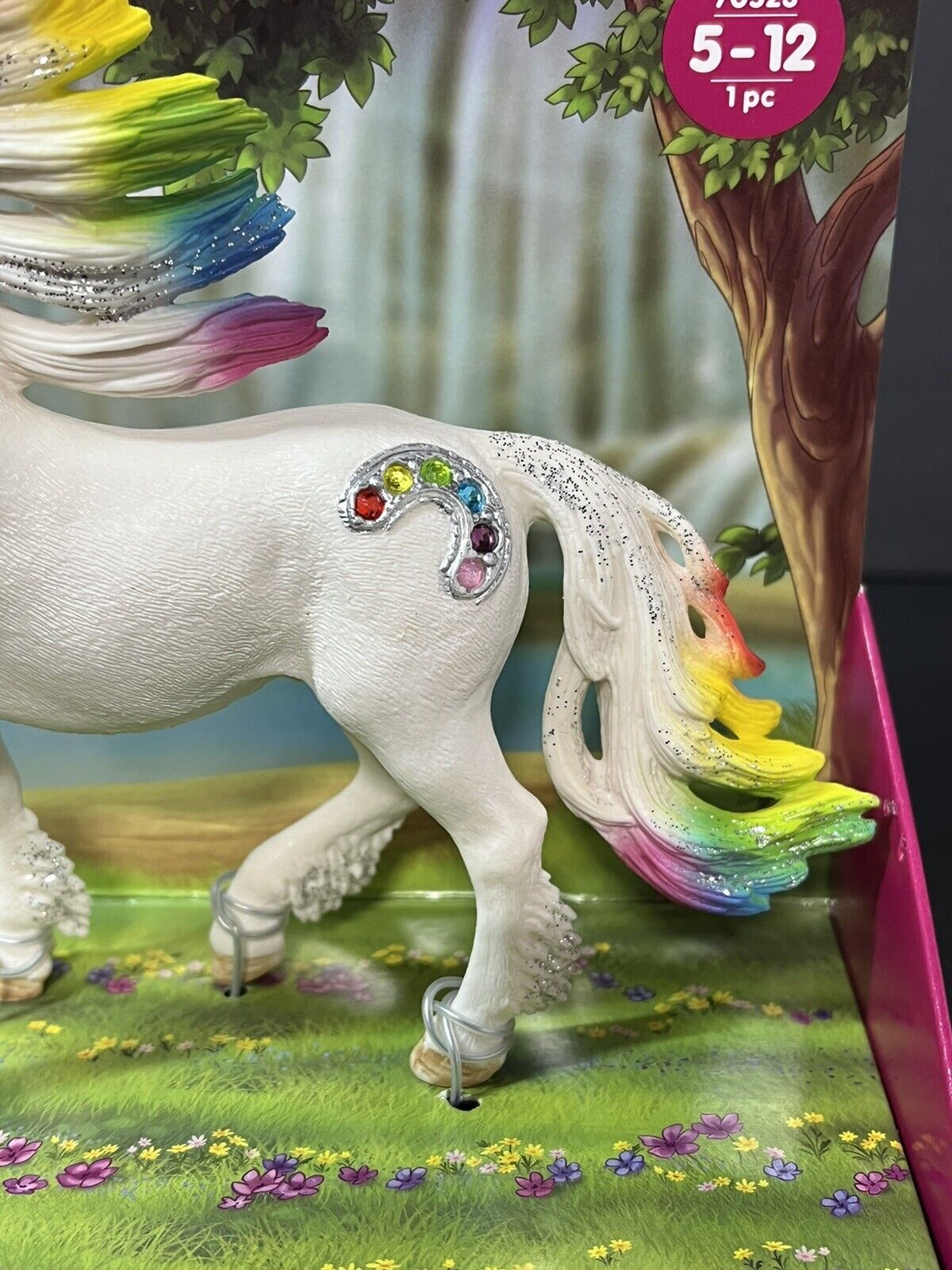 Schleich 70523 Rainbow Unicorn, Stallio