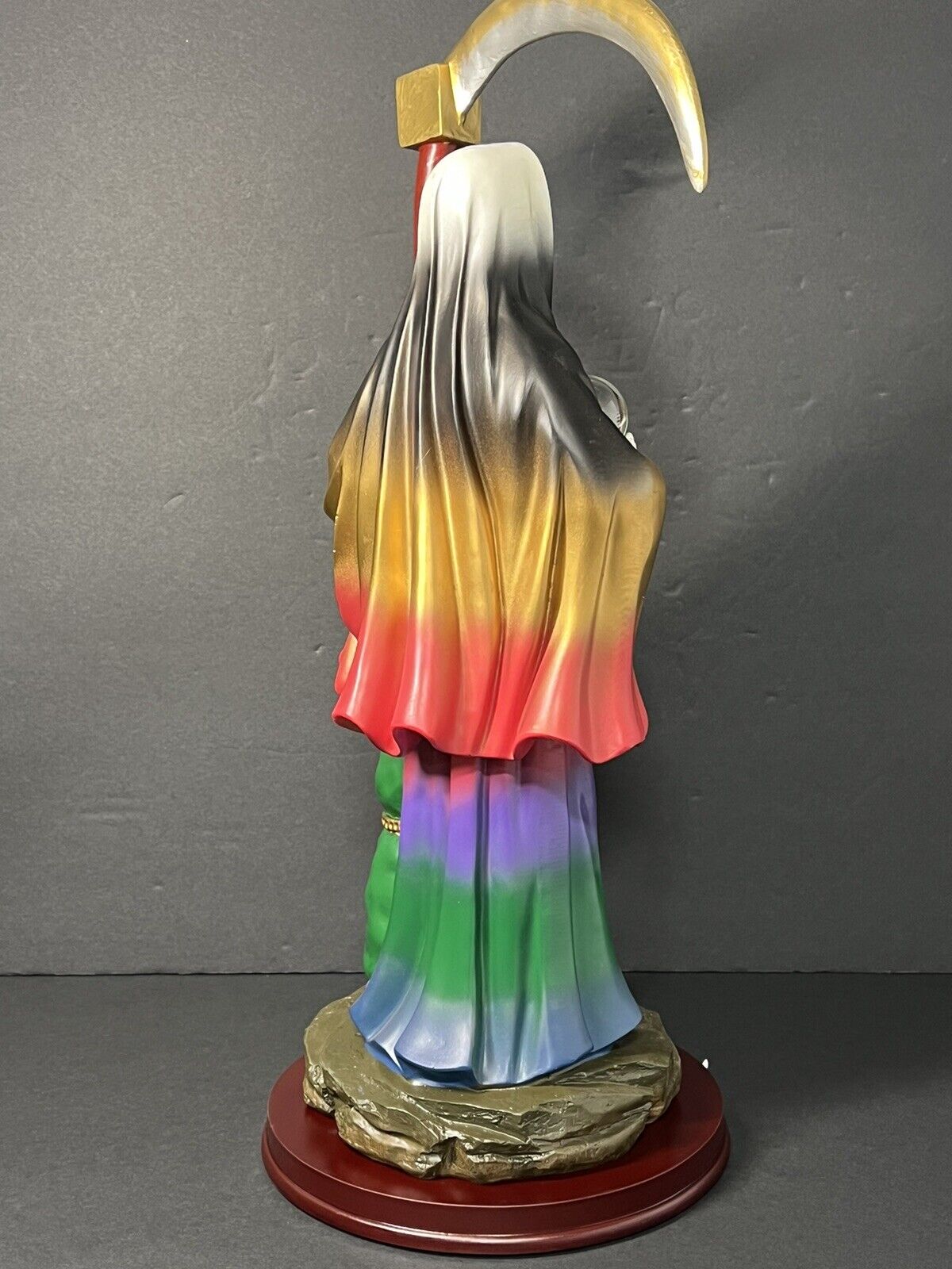 Santa Muerte Saint Death 7 Colores Statue Figurine, 16", 2008J-16