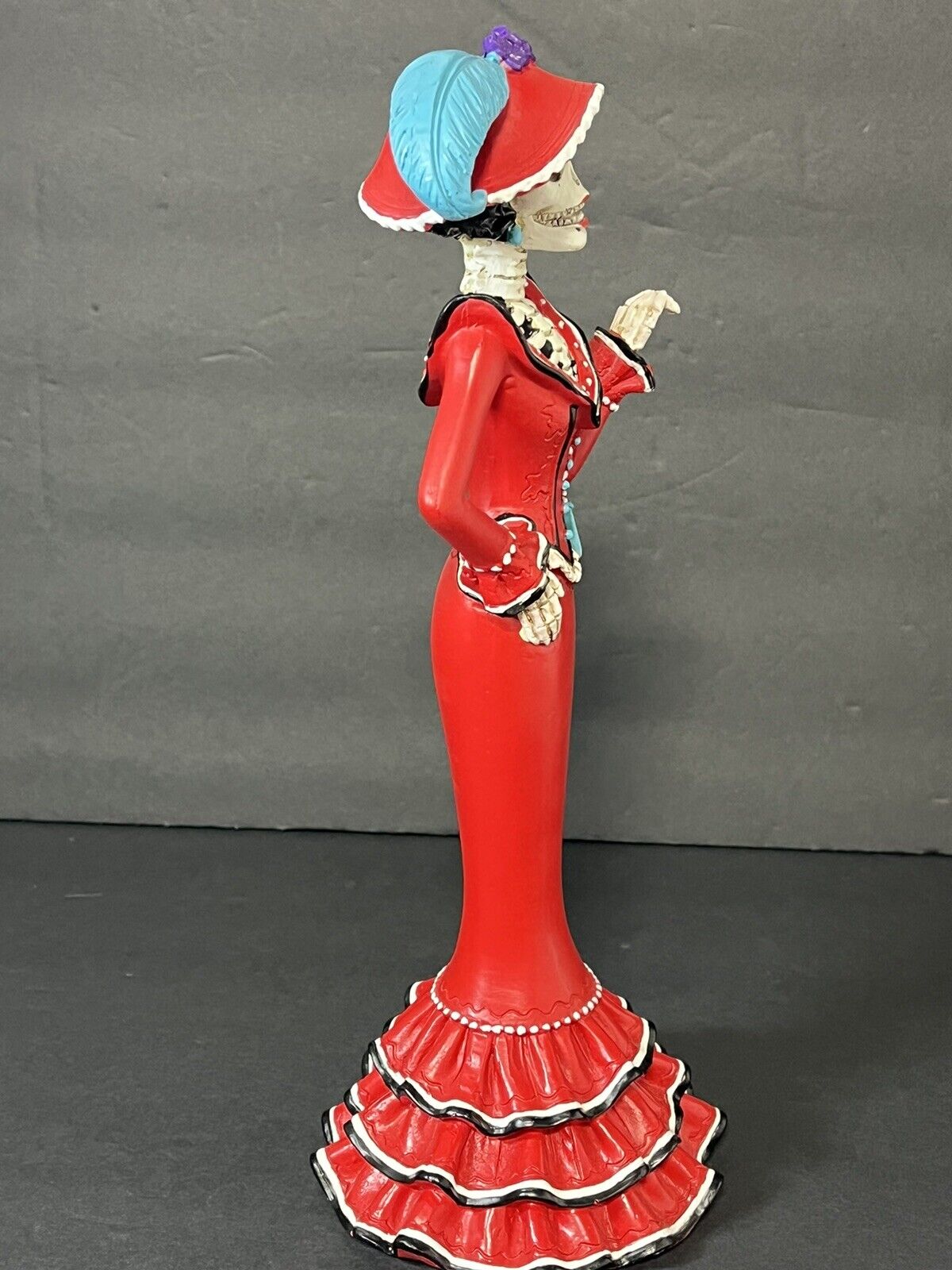 Day of the Dead Red Catrina Figurine 11 Inch 15635