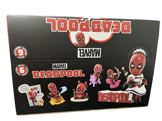 6 Pack YuMe Deadpool Classic Series Hero Box - Blind Box 2'' to 4''