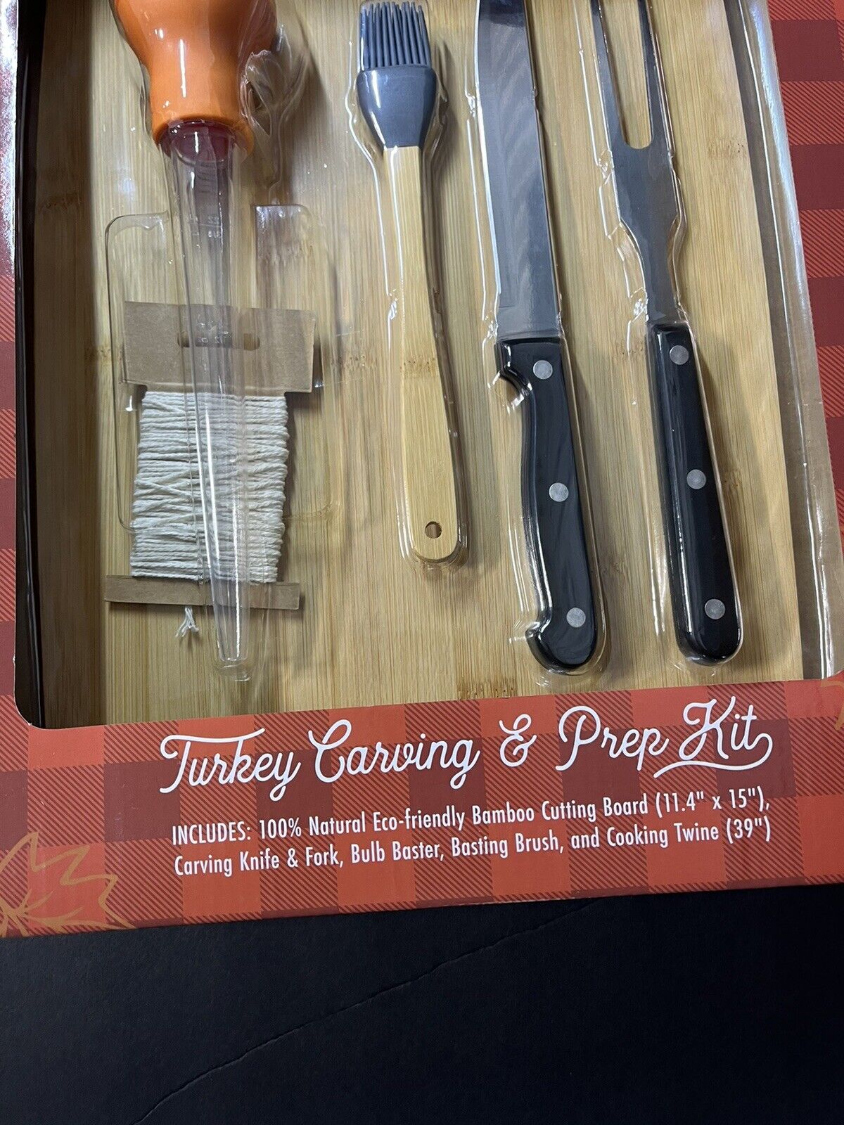 Fall Harvest, Thanksgiving, Turkey Carving & Prep 6 piece set..