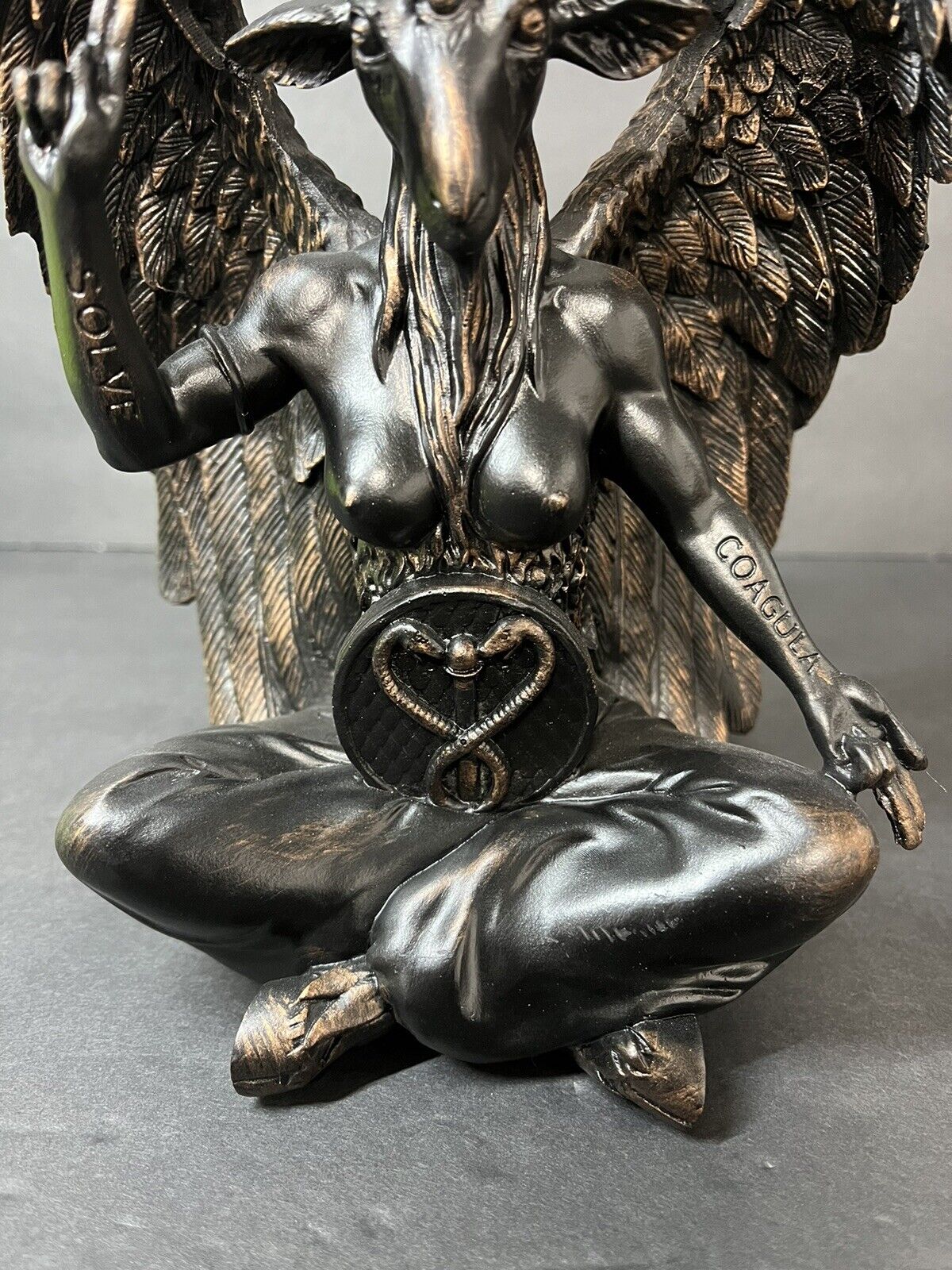 Baphomet Goat Statue Religious Ornaments 8 inches 15198