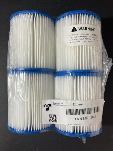 Pack of 4 Type VII Pool Filter Cartridge Filters