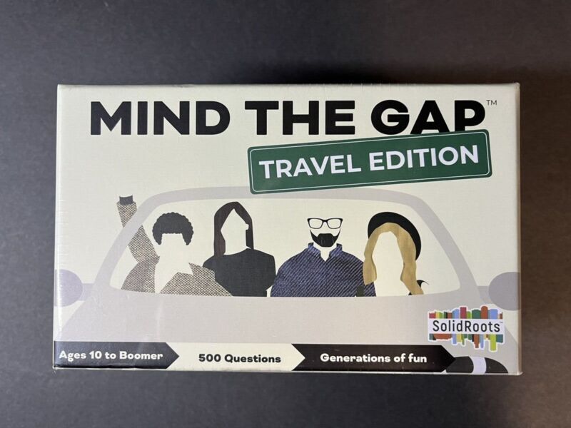 Mind The Gap A Trivia Game for Everyone - Travel Edition 500 Questions