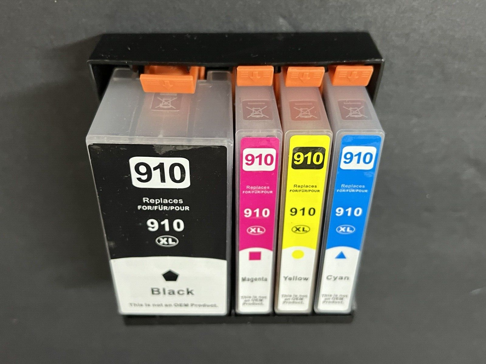 4PCS 910XL Ink Cartridge for HP 910 OfficeJet Pro 8010 8020 8021 8022 8028..