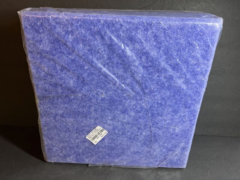 Pack Of 12 Acoustic Panels NRC SoundProof Padding Fiber Beveled Sea Blue