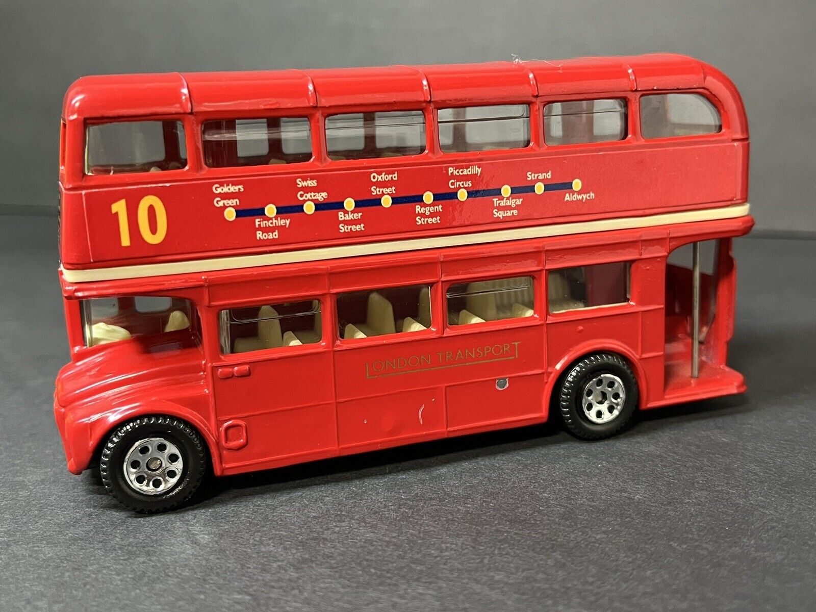 Corgi London #10 Transport Routemaster Bus ALDWYCH DieCast Double Decker..