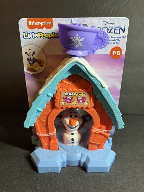 LOT OF 2 Fisher Price Little People Disney Frozen Playset Olaf