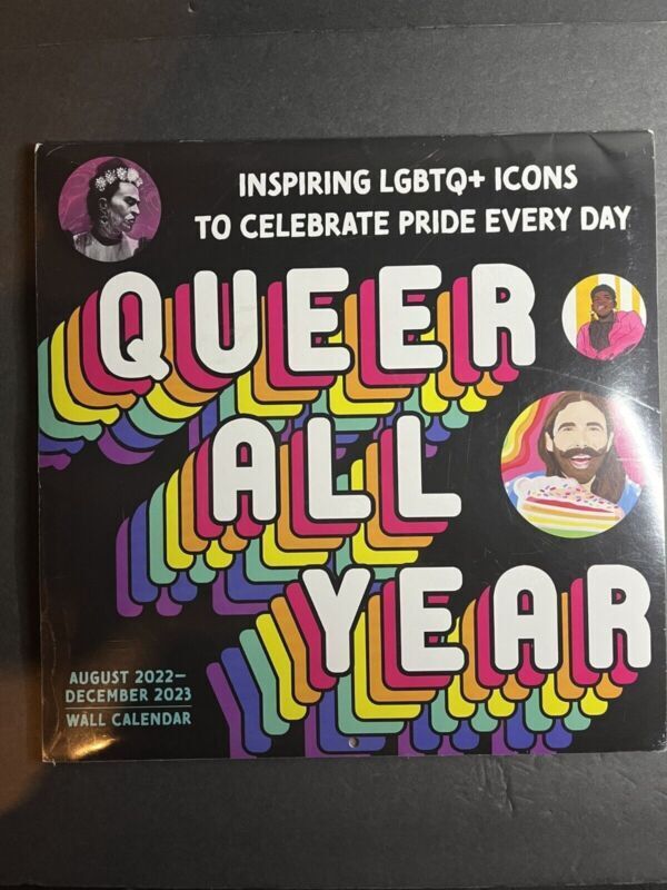 Queer All Year 2023 Wall Calander Inspiring LGBTQ+Icons