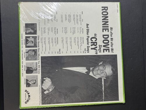 Ronnie Dove Cry Diamond Records D-5007 LP 1967