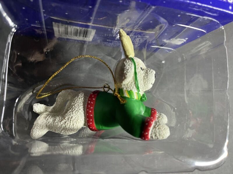 2003 Petsmart Luv a Pet Holiday Ornament Reindeer Dog with Green Sweater