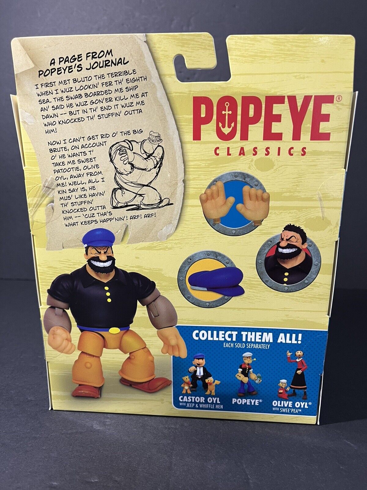 Popeye Classics Action Figure: Bluto Action Figure