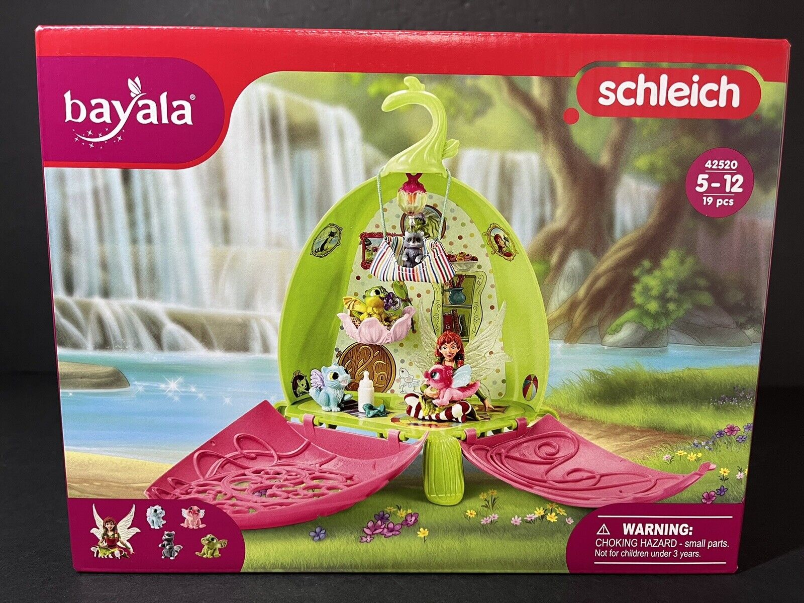 Schleich 42520 Marween's Animal Nursery Fairy Toy Playset..