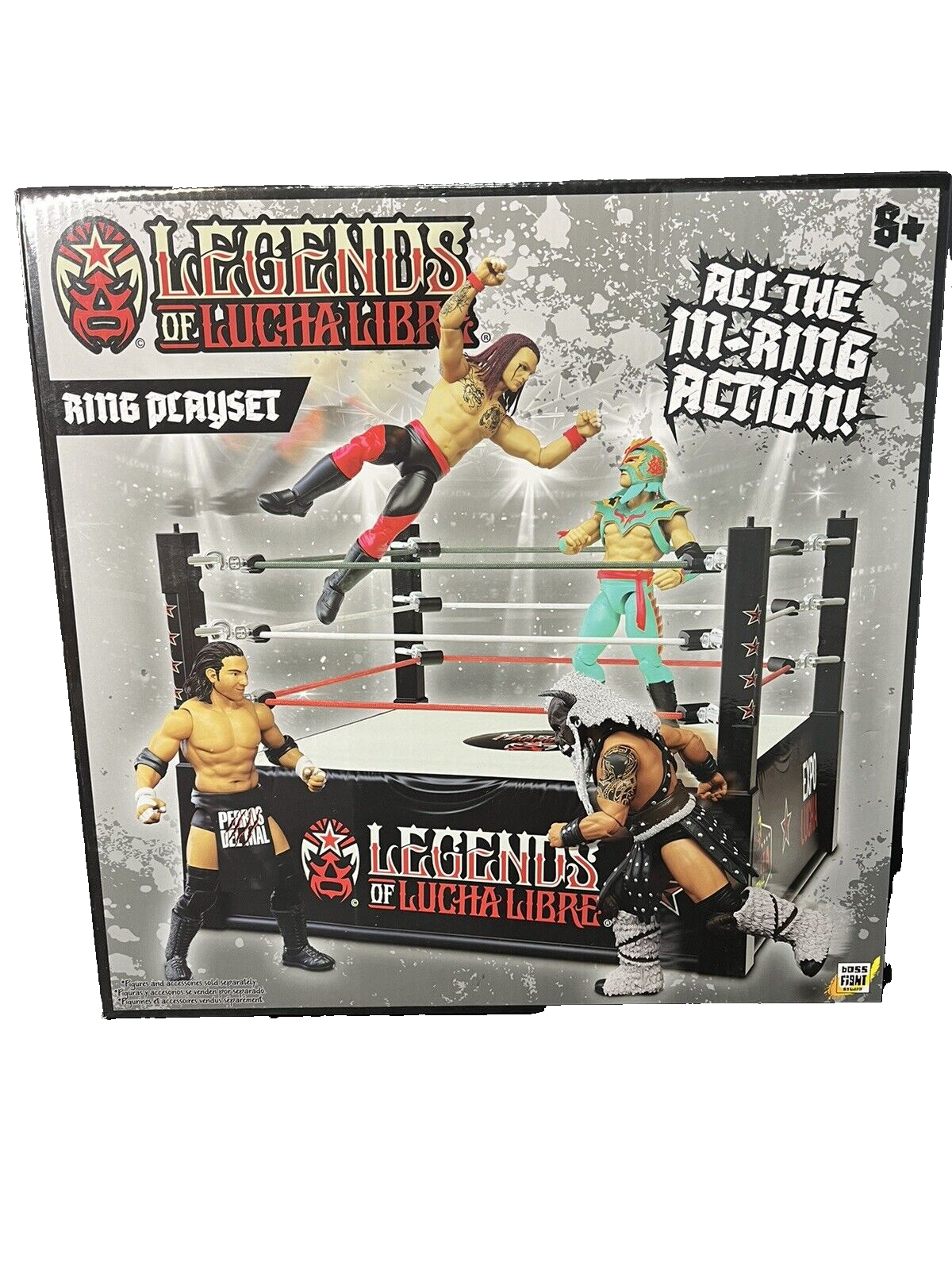 Legends of Lucha Libre Ring - Action Figure Playset..