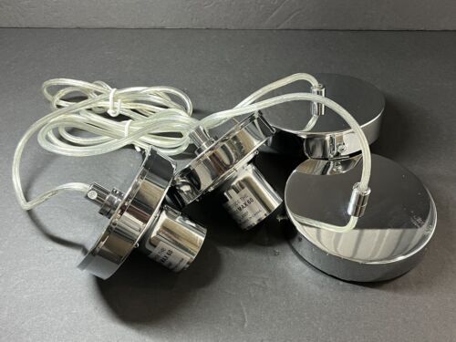 2 Pcs Hanging Light Kit Celling Socket Wall Light Base , silver