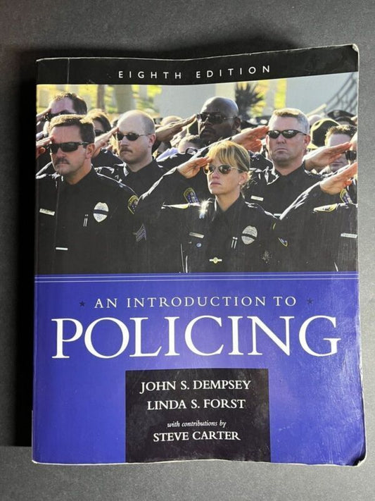 An Introduction to Policing by Dempsey, John S. , paperback