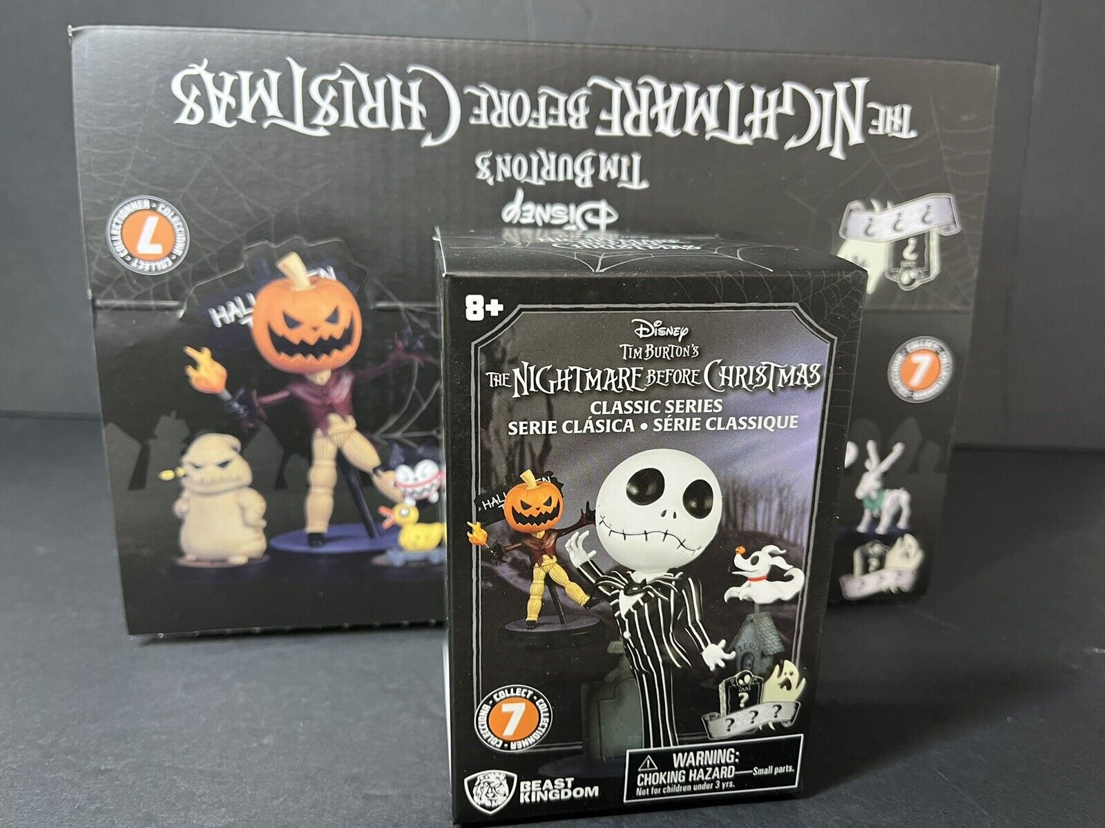 2Pcs YuMe Disney the Nightmare Before Christmas Hero Box Blind Box..