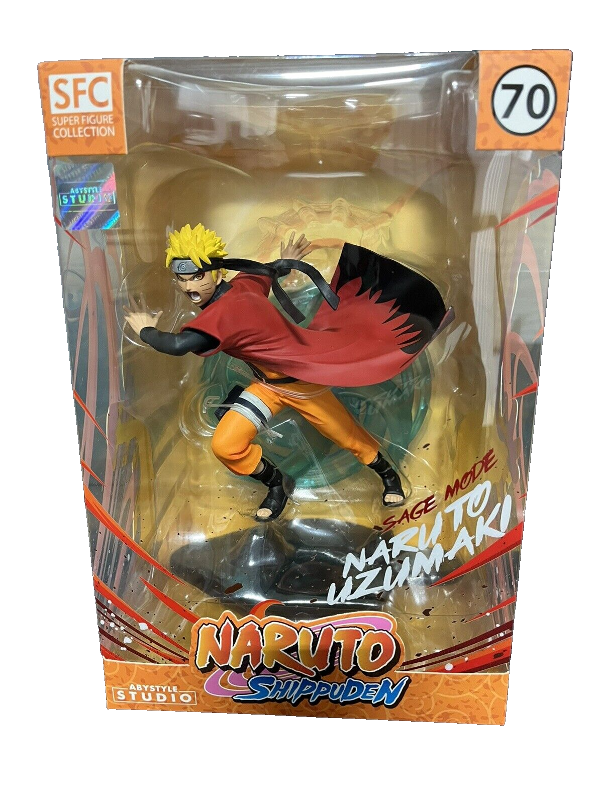 Naruto Shippuden Naruto #70  Sage 7.1" Tall Sfc Collectible