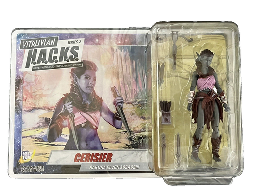 Vitruvian H.A.C.K.S. Action Figure/ Cerisier - Sakura Elven Assassin