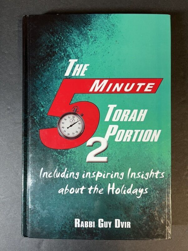 The Five Minute Torah Portion 2 by Rabbi Guy Dvir- Hardcover