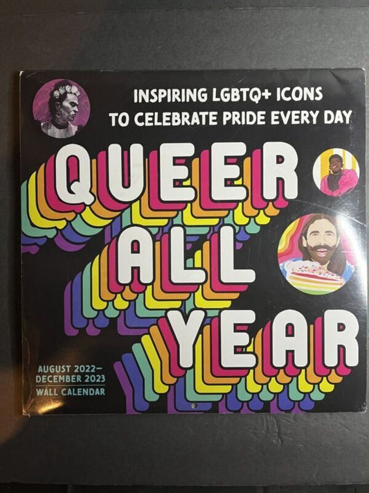 Queer All Year 2023 Wall Calander Inspiring LGBTQ+Icons